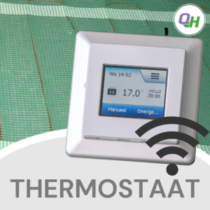 quickheat digitale wifi klokthermostaat bediening elektrische infrarood vloerverwarming