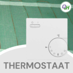 quickheat-floor vloerverwarming thermostaat met draaiknop