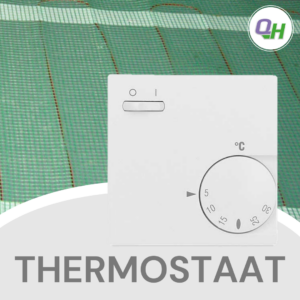 quickheat-floor vloerverwarming thermostaat met draaiknop