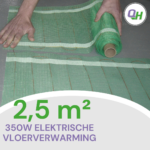 Quickheat-floor basic elektrische vloerverwarming 2,5 meter