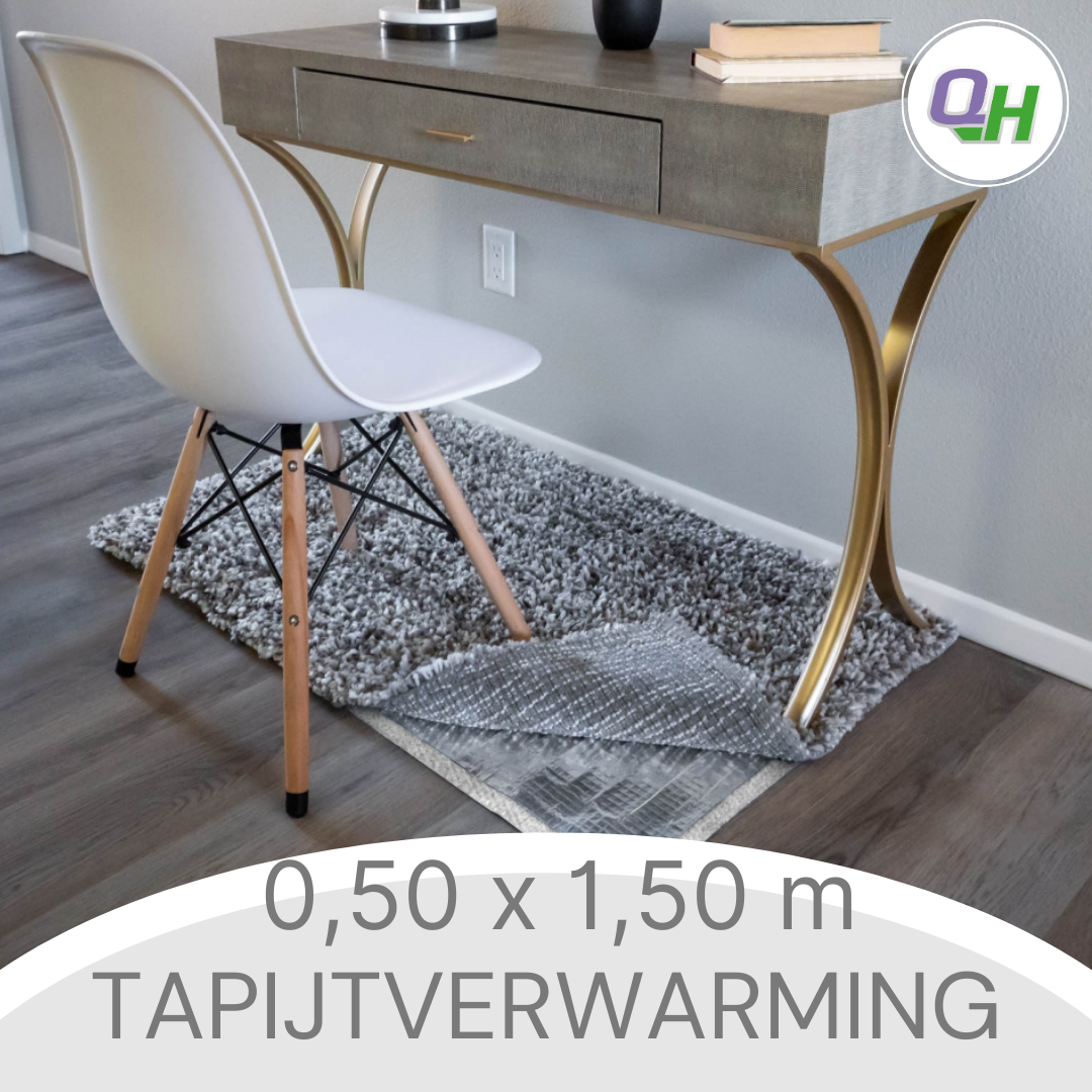RugBuddy tapijtverwarming 0,50 x 1,50 meter (90W) QuickheatFloor