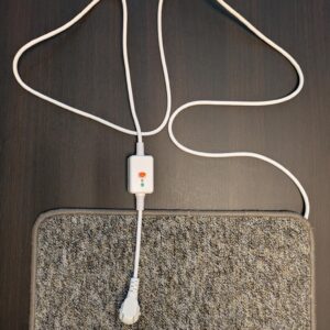 FootBuddy verwarmingsmat uit 2025 met stekker aan zijkant