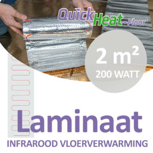 Laminaat infrarood vloerverwarming quickheat-floor