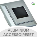 Aluminium accesoireset thermostaat cover en frame