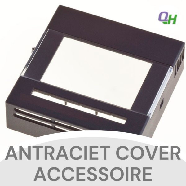 Antraciet cover voor Quickheat-floor thermostaat