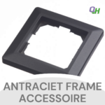 Antraciet frame accesoire thermostaat