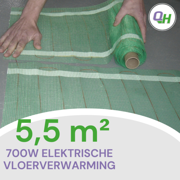 Quickheat-Floor elektrische infrarood vloerverwarming doe-het-zelf